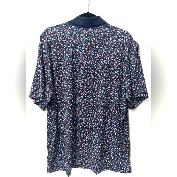 NWTS Men’s Walter Hagen Performance 11 Polo size XL;Blue Multi-3 BTN placket - Picture 3 of 8